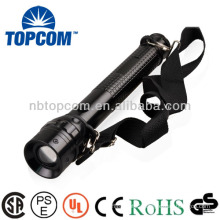 aluminum zoom torch high power cree led flashlight with compass TP-1849